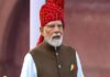 लाल किल्ल्यावरून मोदींची ‘शक्तीची सप्तधारा’; २०४७ पर्यंत विकसित भारताचा वेगवान रोडमॅप