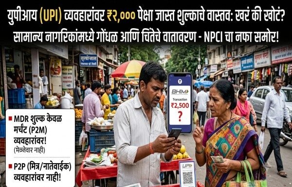 युपीआय व्यवहारांवर खरोखरच कर लागणार? जाणून घ्या एनपीसीआय आणि एमडीआर शुल्काचे खरे वास्तव