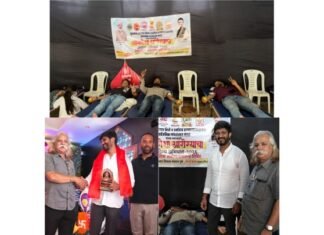 जवाहर नगर गणेशोत्सव मंडळातर्फे भव्य रक्तदान व महाआरोग्य तपासणी शिबिराचे आयोजन